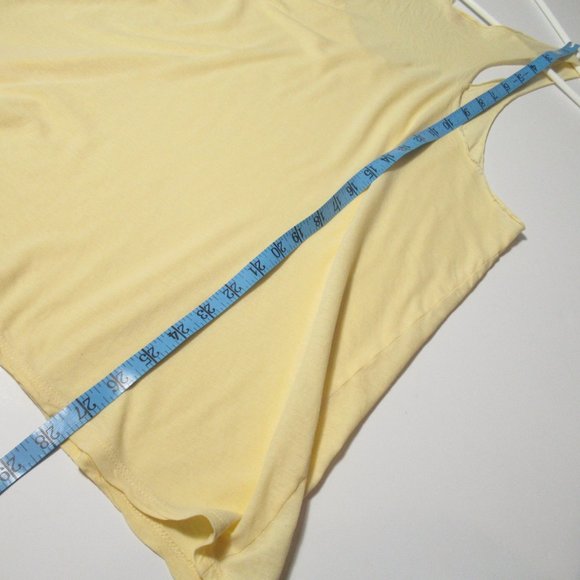 LnA Raw Edge Razor Racerback Tank Yellow - Large - Picture 12 of 12